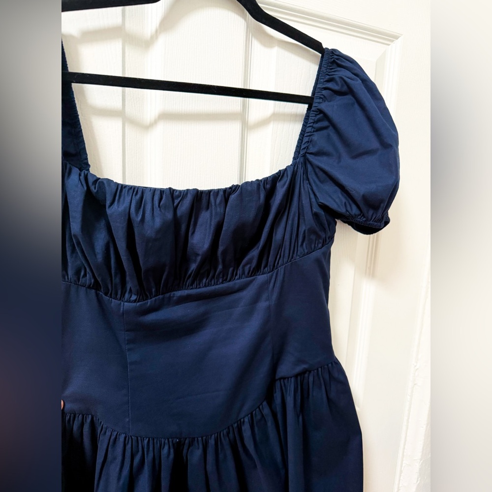 NWT Reformation Marielle puff sleeve basque waist dress squareneck cottagecore - Picture 8 of 12